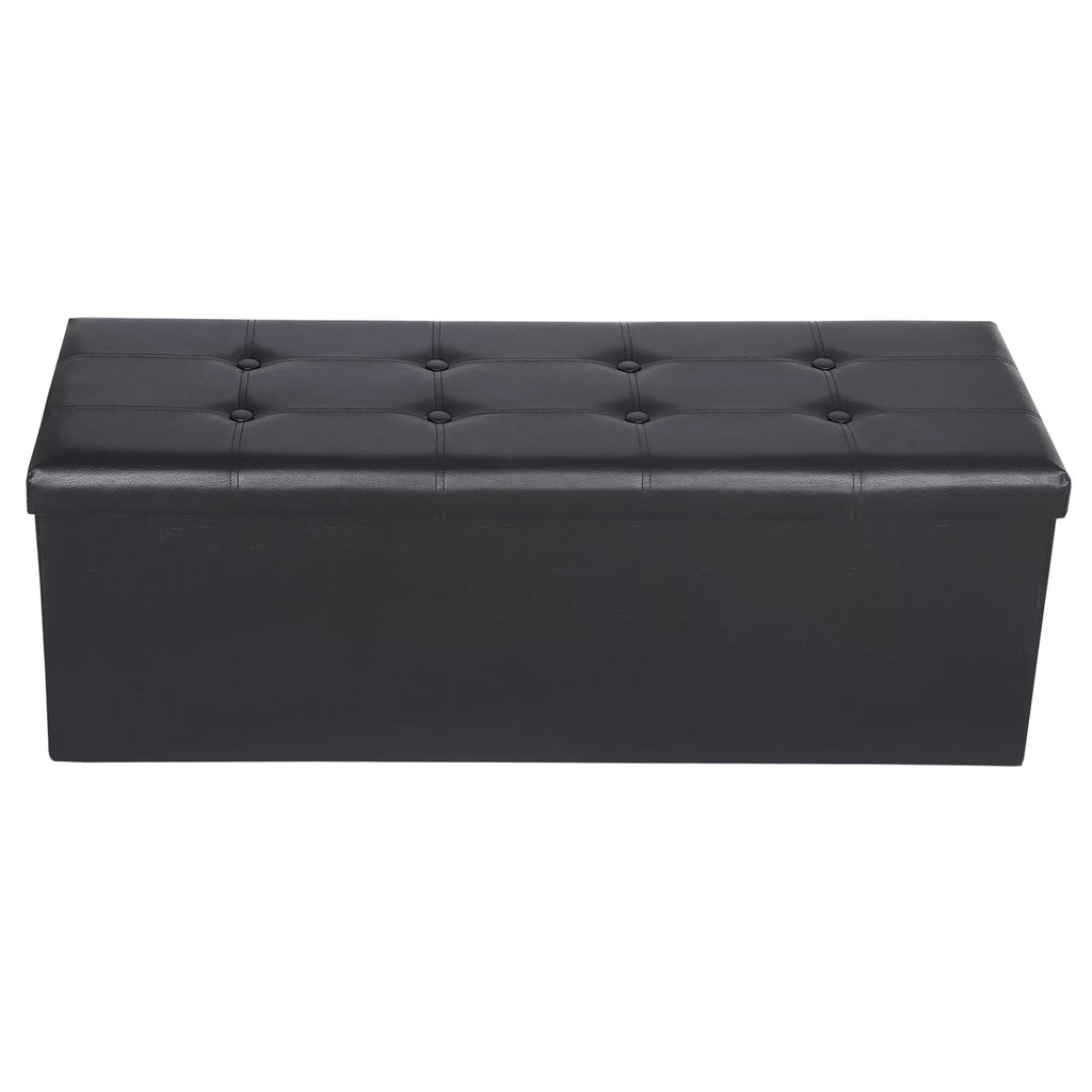 43 Inches Folding Storage Ottoman Bench M182241