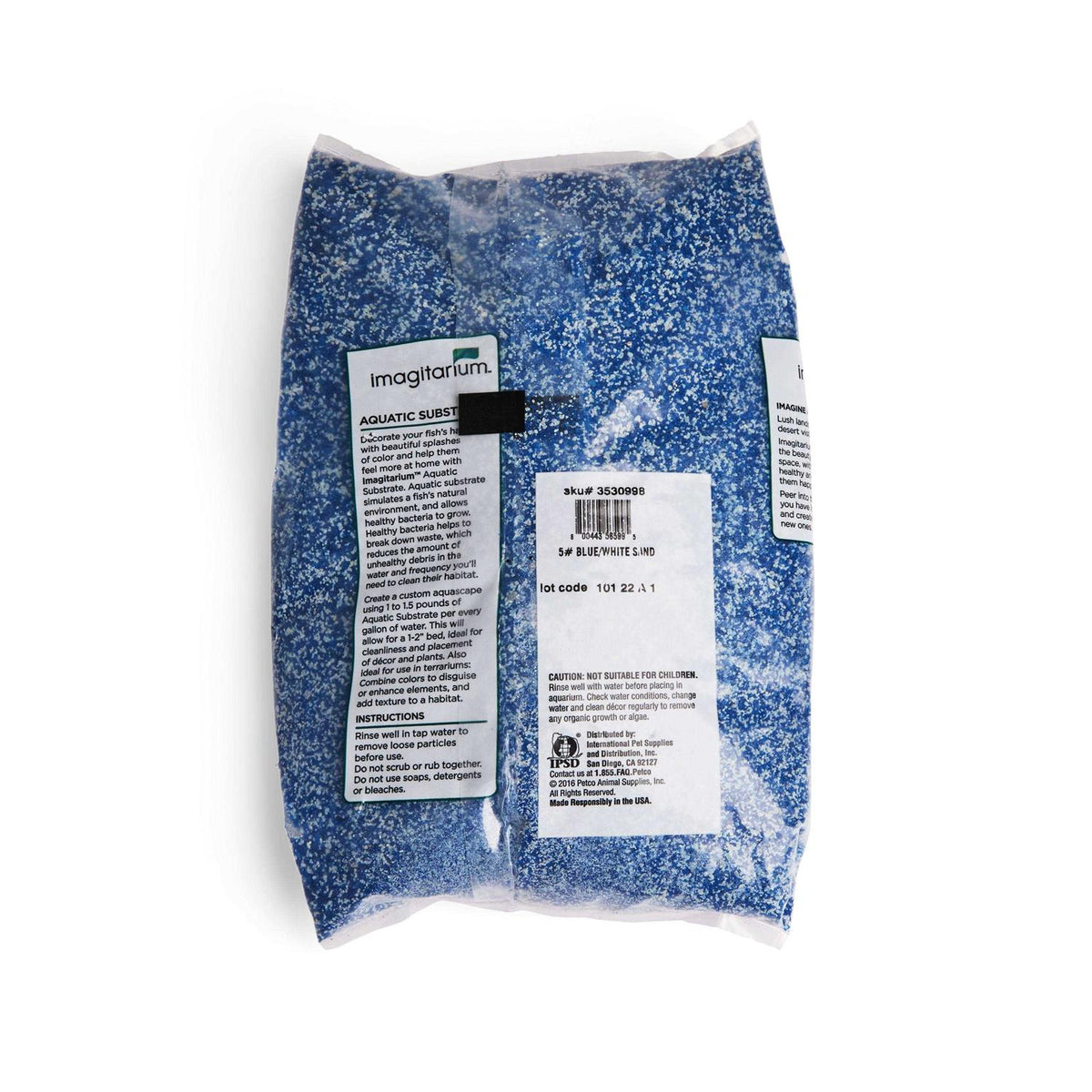Blue & White Aquarium Sand L28796