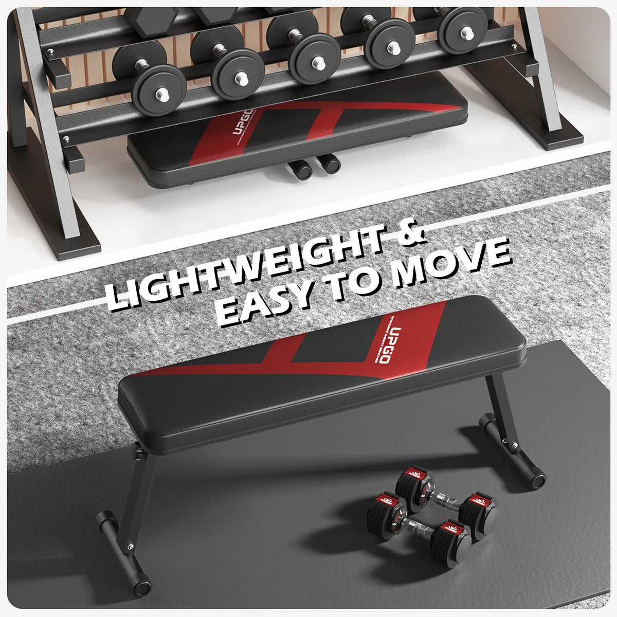 Folding Flat Weight Bench E326