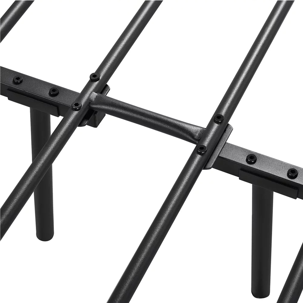 Black Queen Canopied Platform Bed C487544