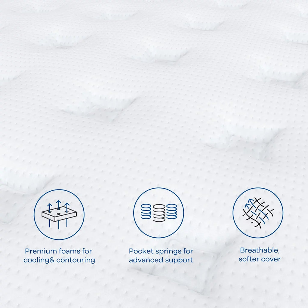 Twin XL 12 inch Hybrid Mattress Y718