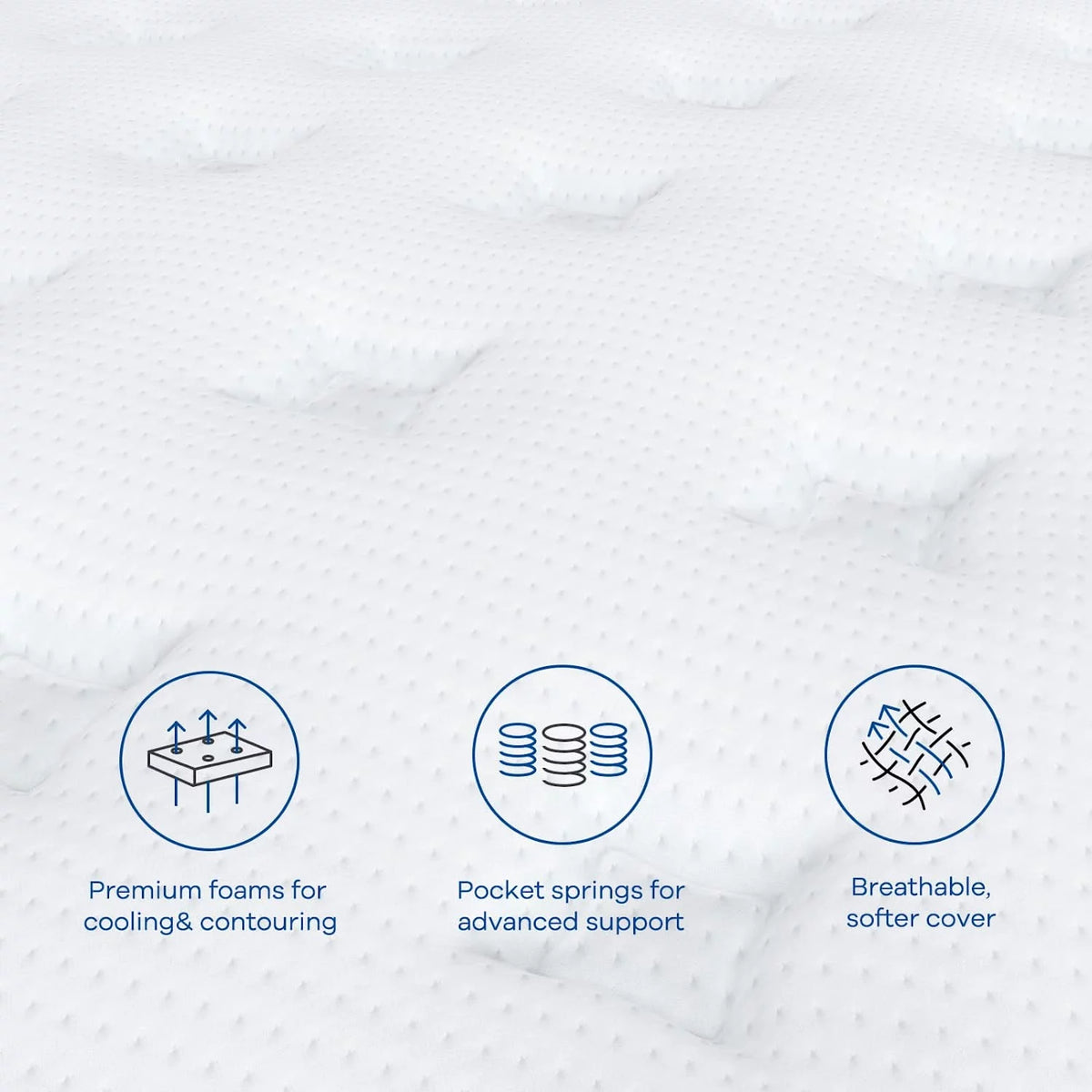 Twin XL 12 inch Hybrid Mattress Y718