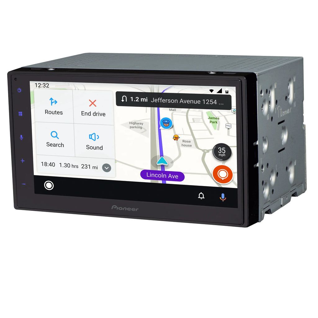 Double Din Digital Media Receiver with 6.8 Touchscreen and Bluetooth H825