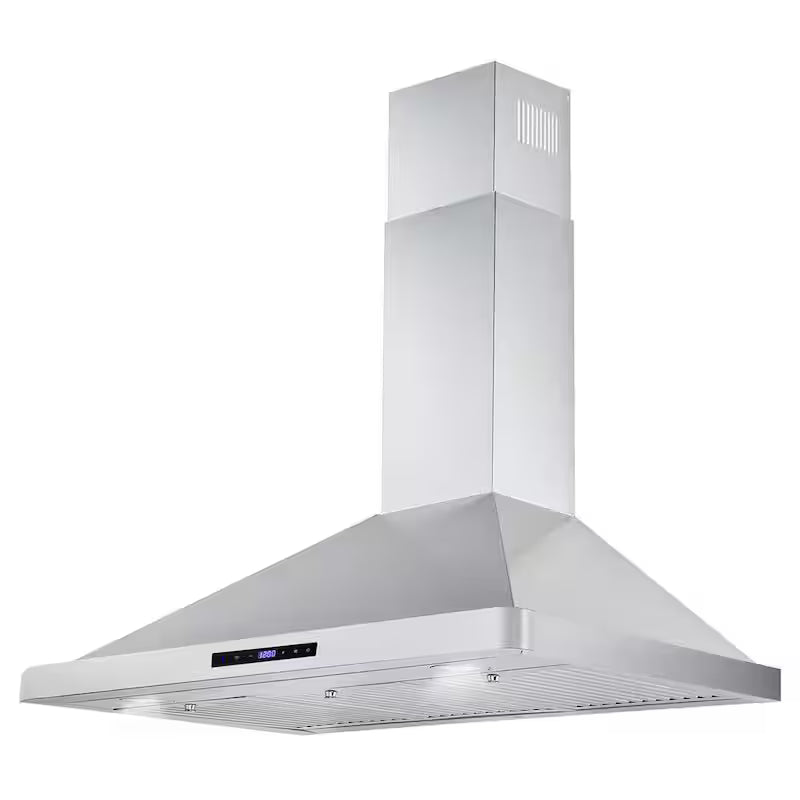 36 in. Stainless Steel Ductless Wall Mount Range Hood with Carbon Filter V484
