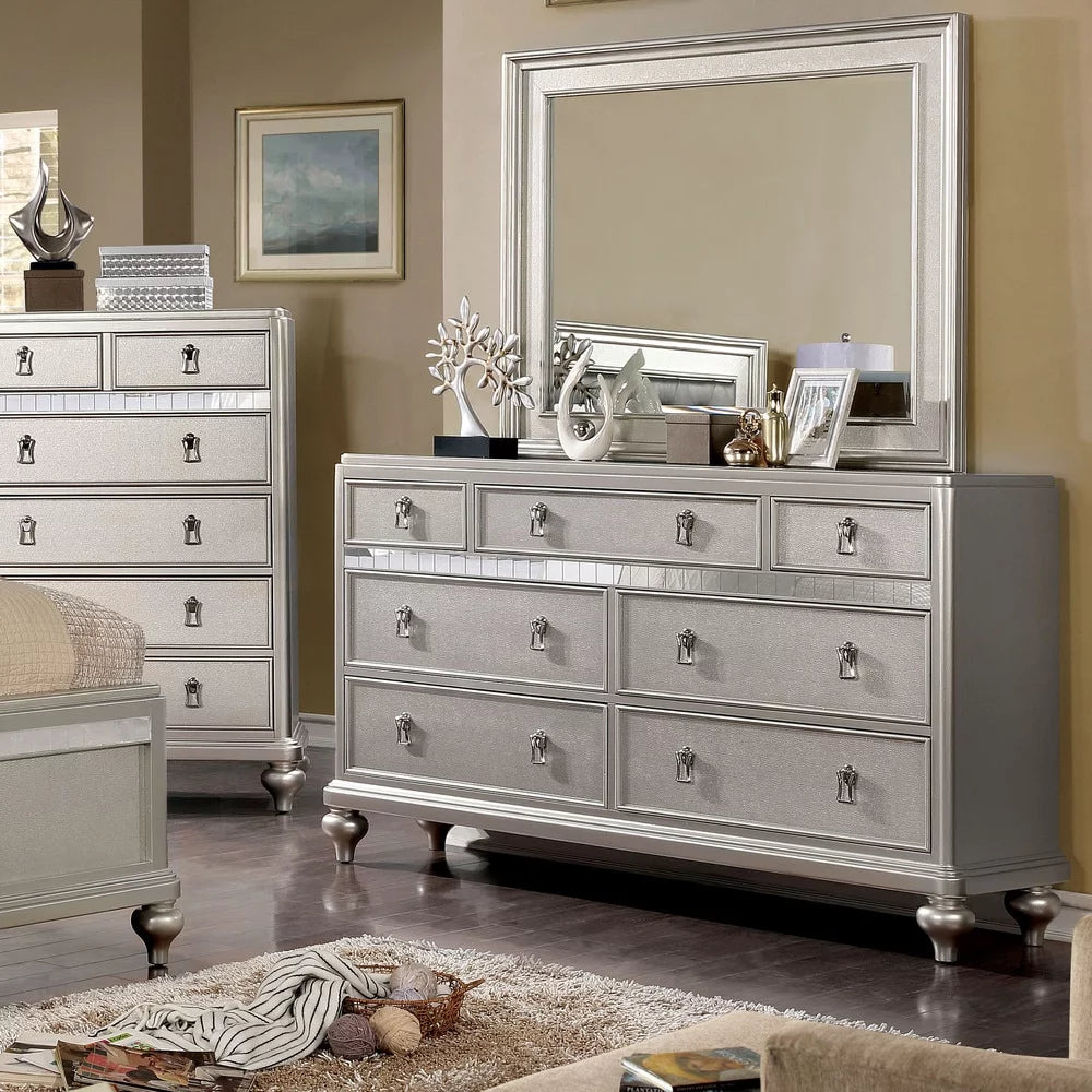 2-piece 7-Drawer Dresser and Mirror Set B162363